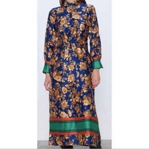 Zara’s satin dress